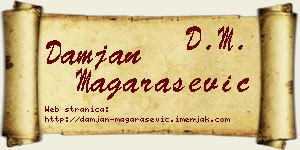 Damjan Magarašević vizit kartica